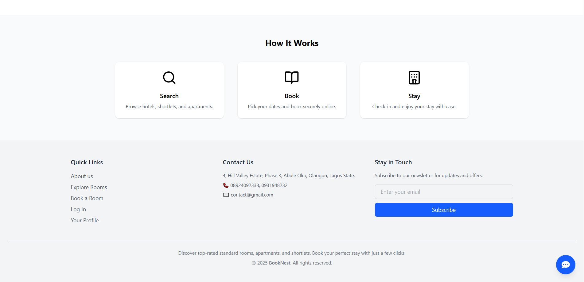Booknest Footer