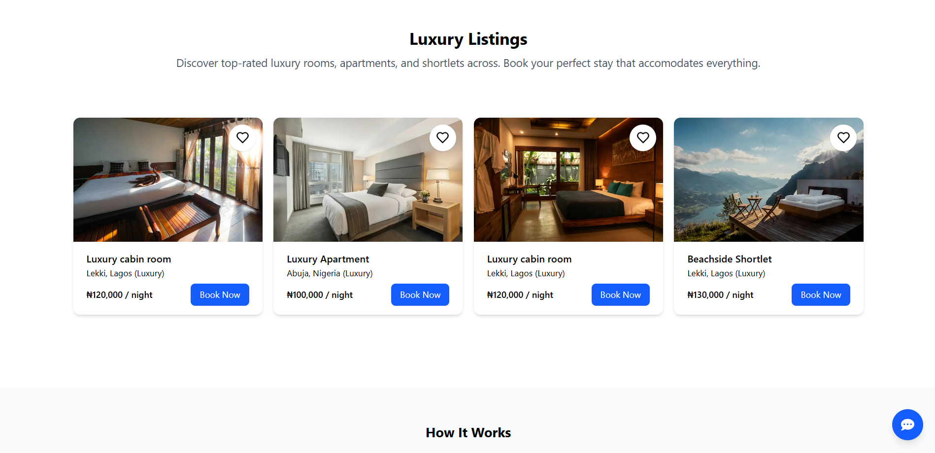 Booknest luxury listing