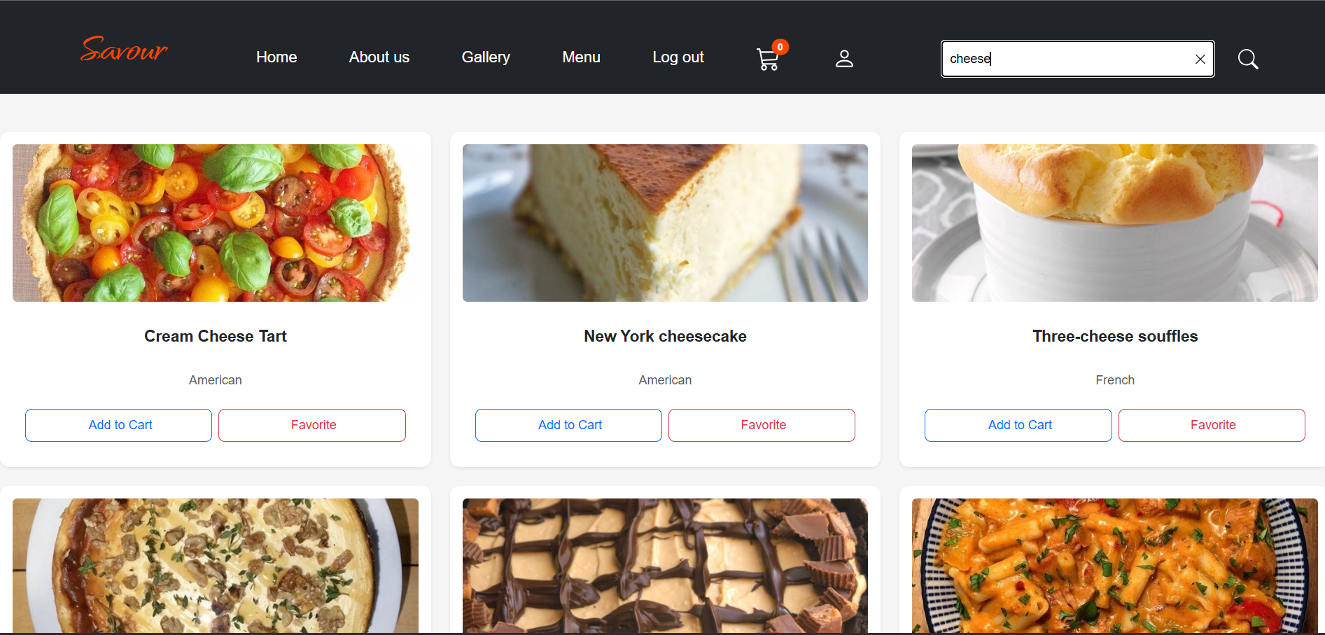 Savour screenshot 1